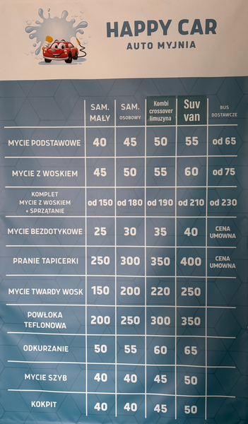 Zdjęcie na okładce dla Myjnia samochodowa Happy Car